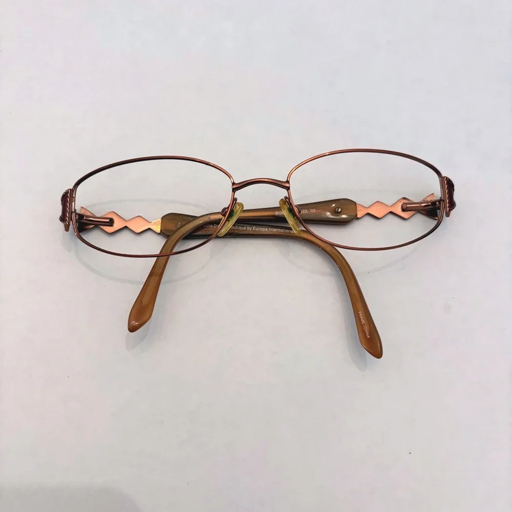 Cote D'Azur Boutique Europa International Copper Oval Frames Boutique-122 03